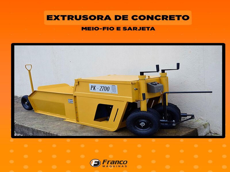 Extrusora de Meio-fio